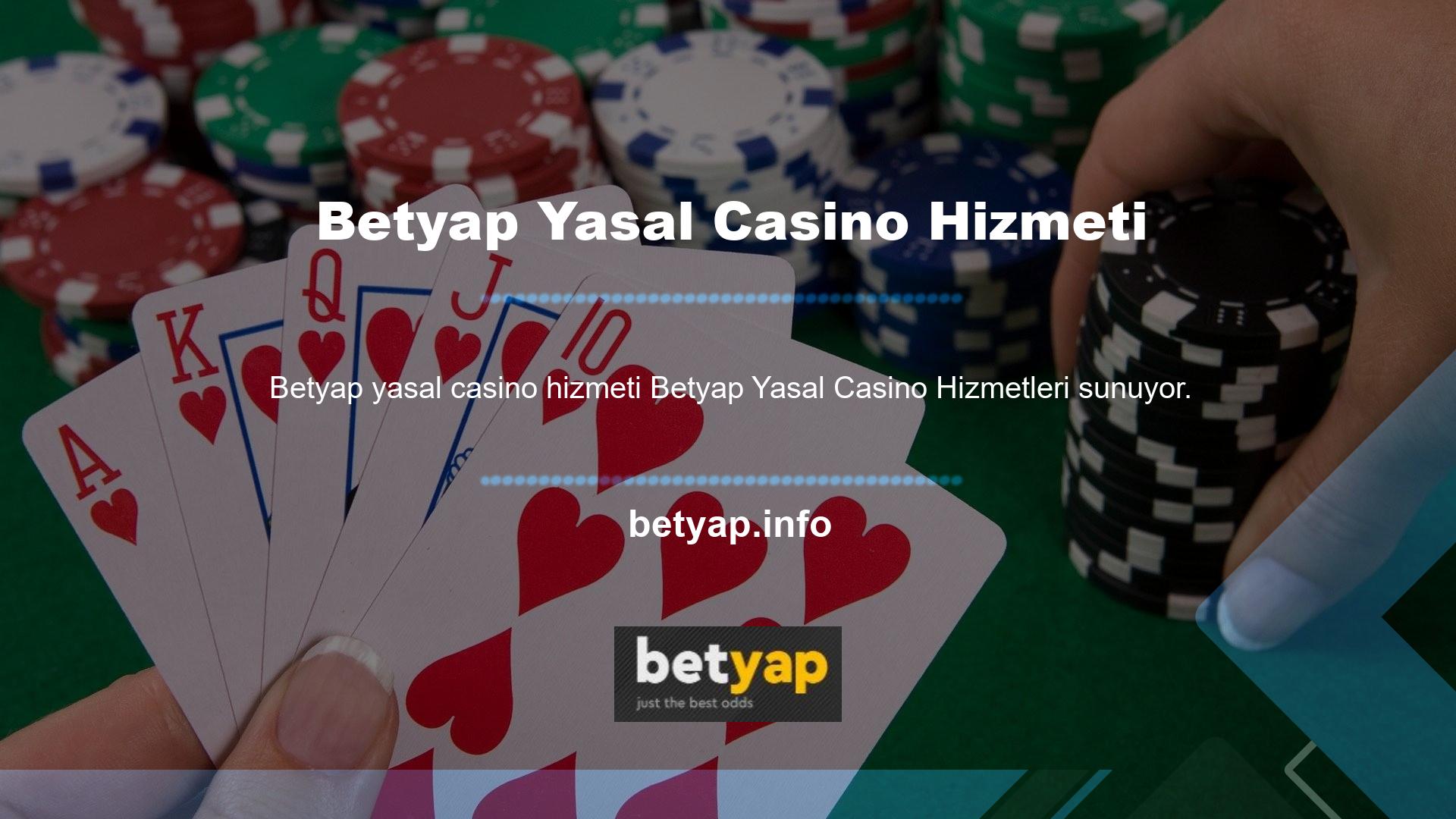 Betyap yasal casino hizmetlerine ilk adımı atıyor ve lisanslı üyelerle tanışıyor