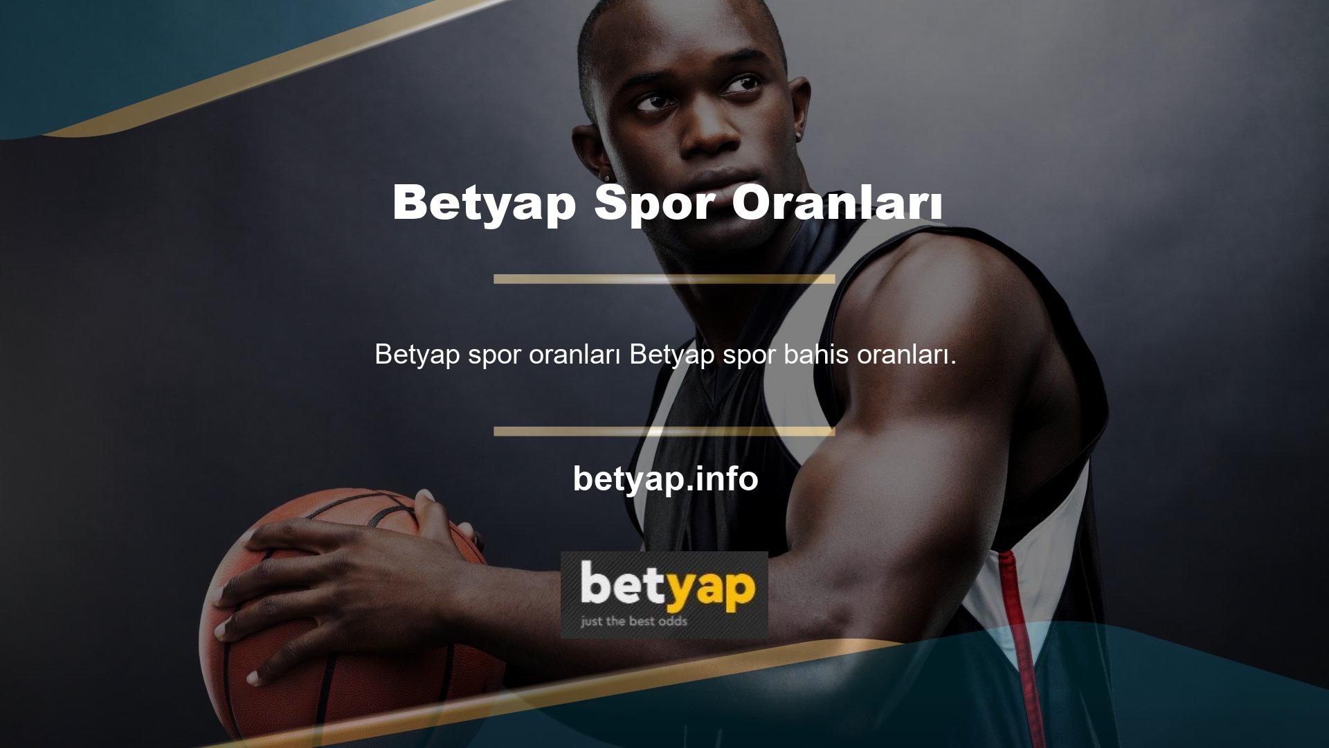 Spor bahisleri Betyap çok popüler